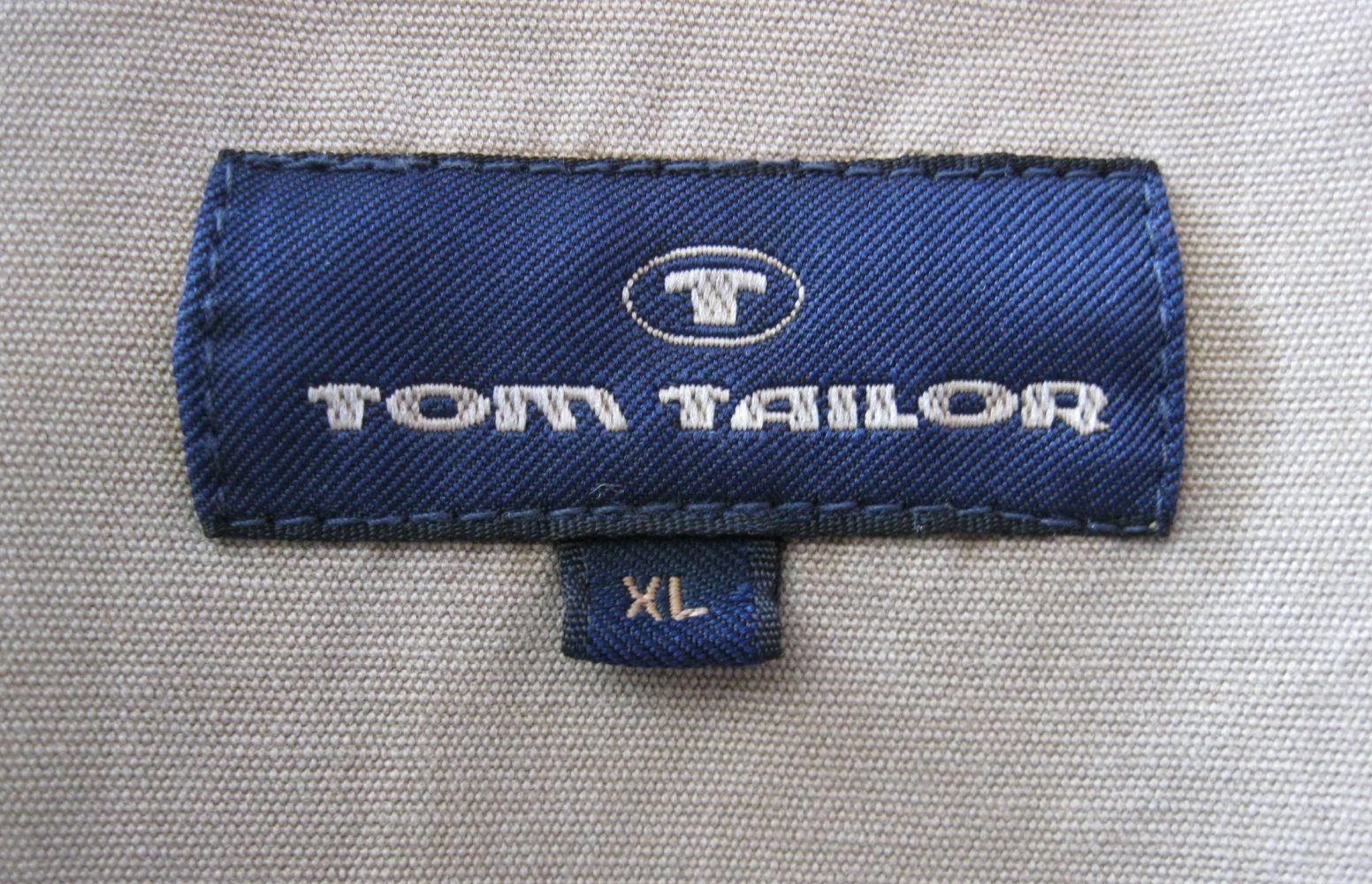 Tom Tailor # Jacke im Blazer-Stil # Khaki # 100% Baumwolle # L/XL