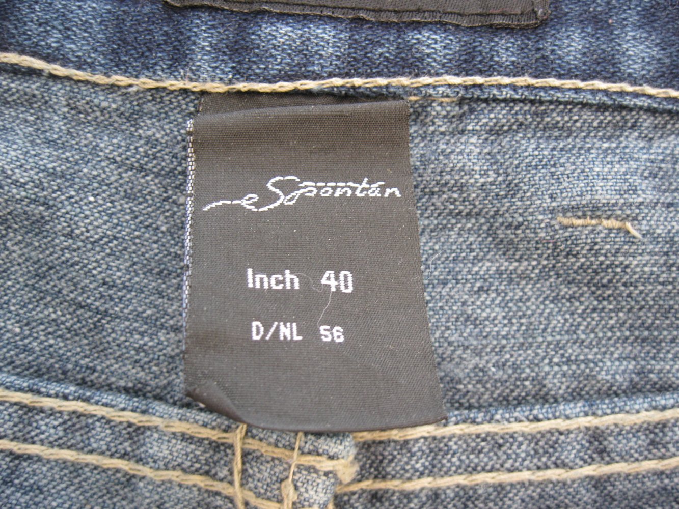 Herren-Jeans # Spontan # blau # 56 (40 inch)