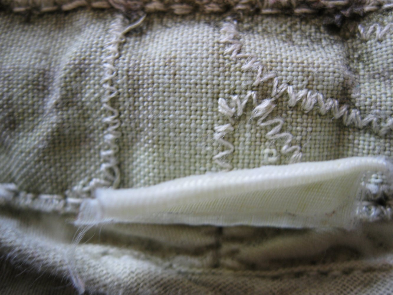 Stoffhose # 3/4-Hose # Senffarben # XS/S