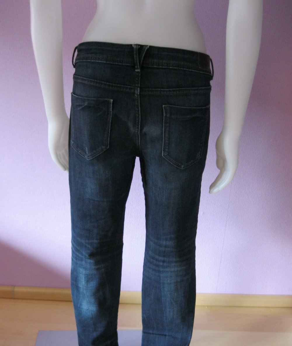 Skinny Jeans # Amisu # Dark Denim # Schwarz # 32