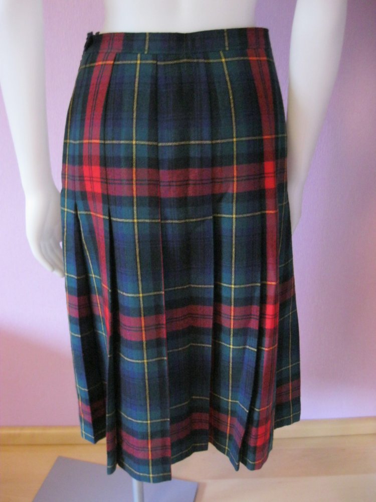 Trachtenrock # reine Schurwolle # Lodenfrey # Schottenmuster # XS