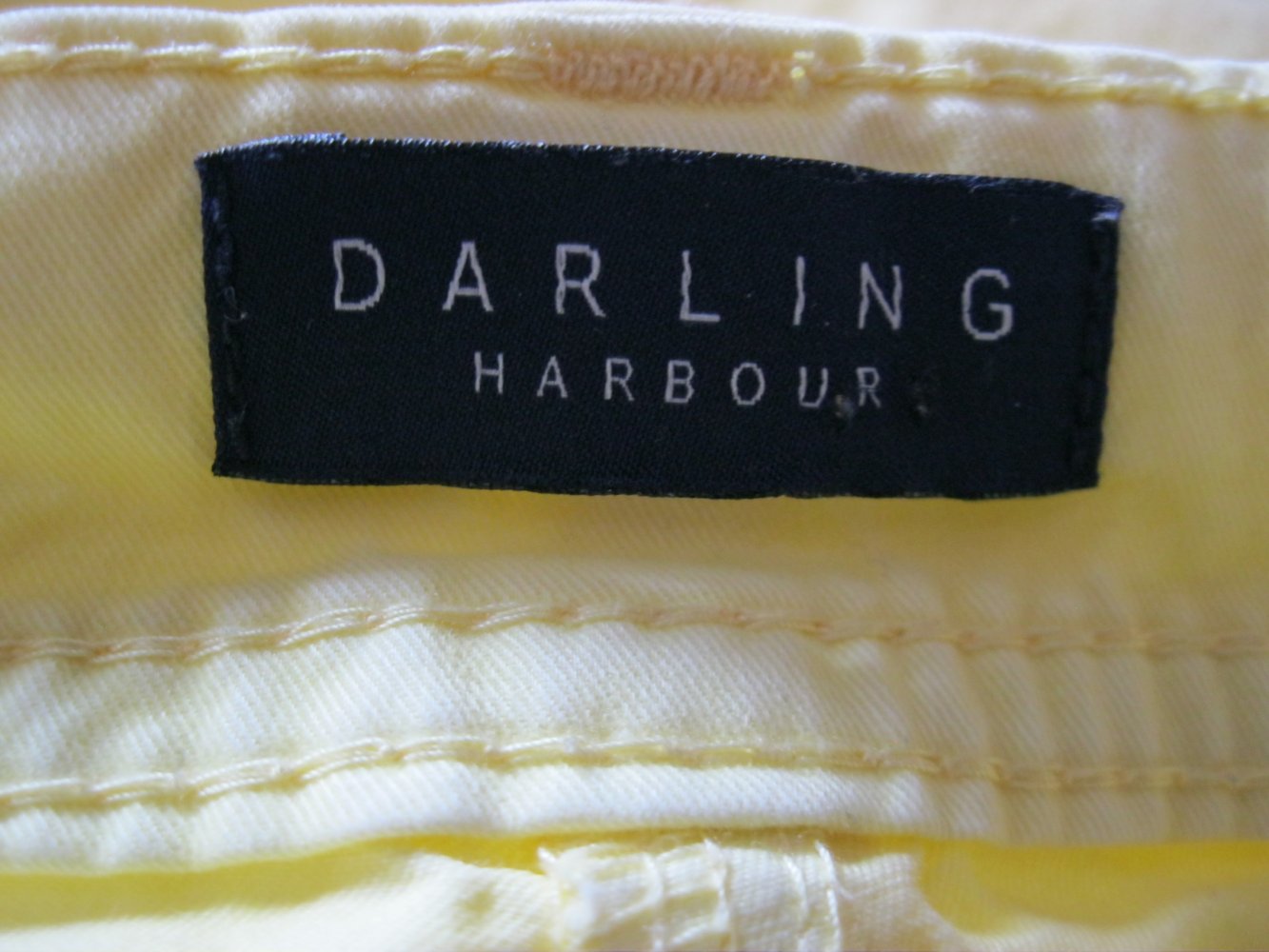 Shorts # Darling Harbour # Baumwolle # Gelb # 38