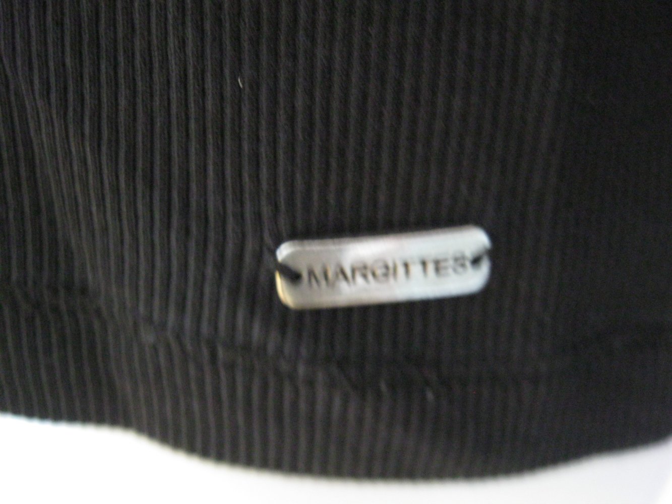 Margittes Langarmshirt Baumwolle Schwarz 42