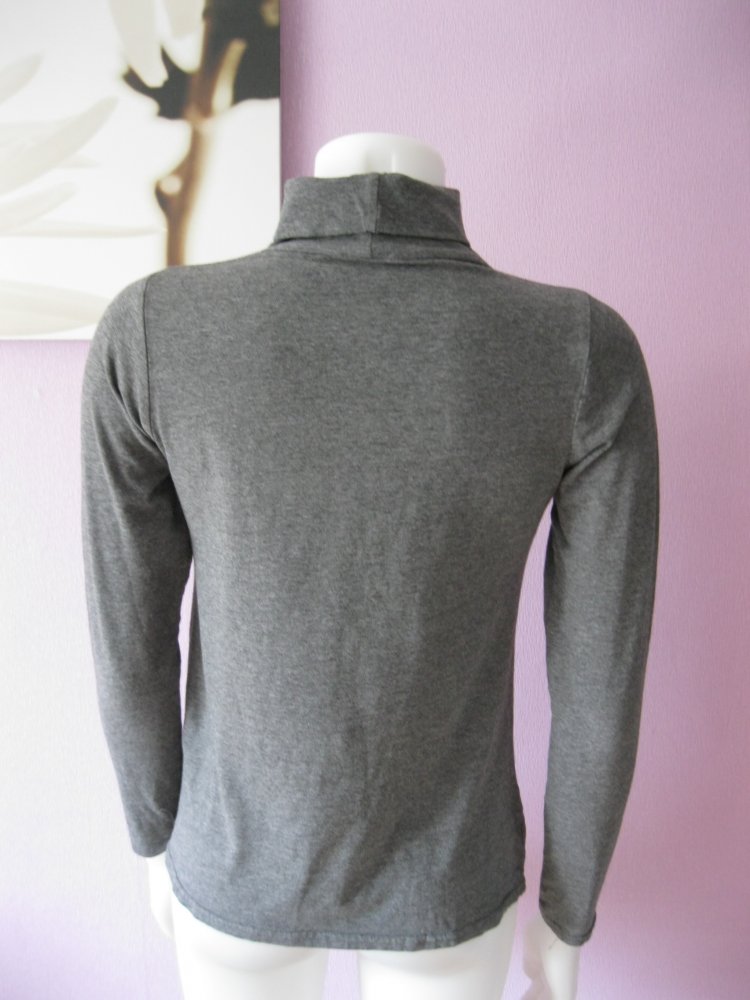 Rollkragen-Shirt # Chicoree # grau # L