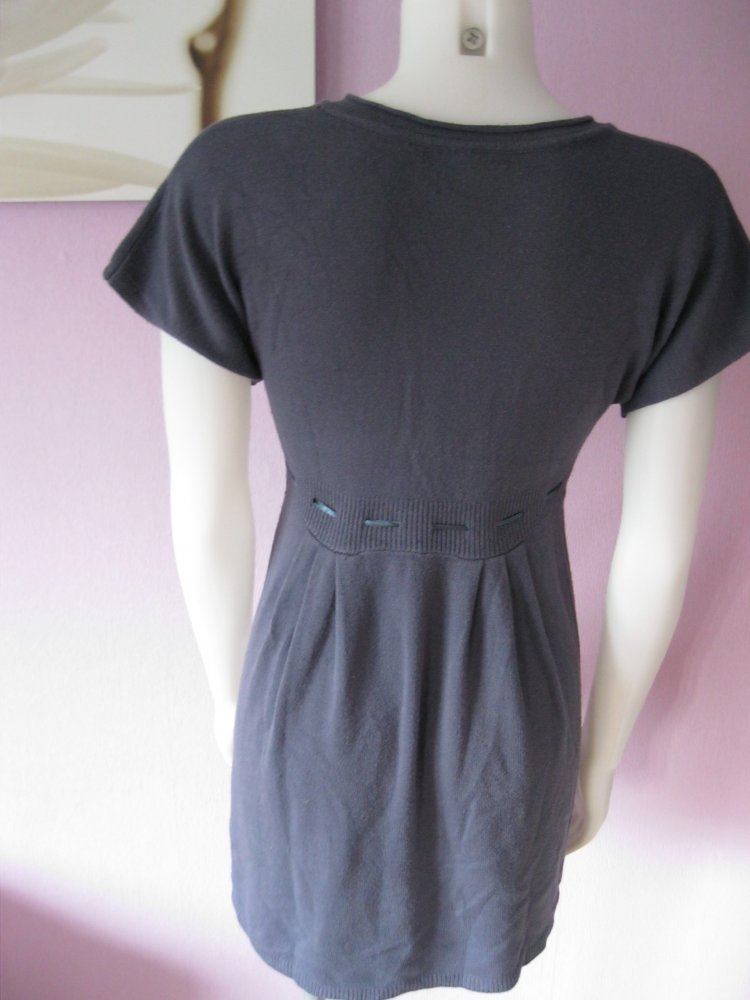 Strick-Kleid/Tunika # ED.Sytle # Blau # Kurzarm # Viskose # M