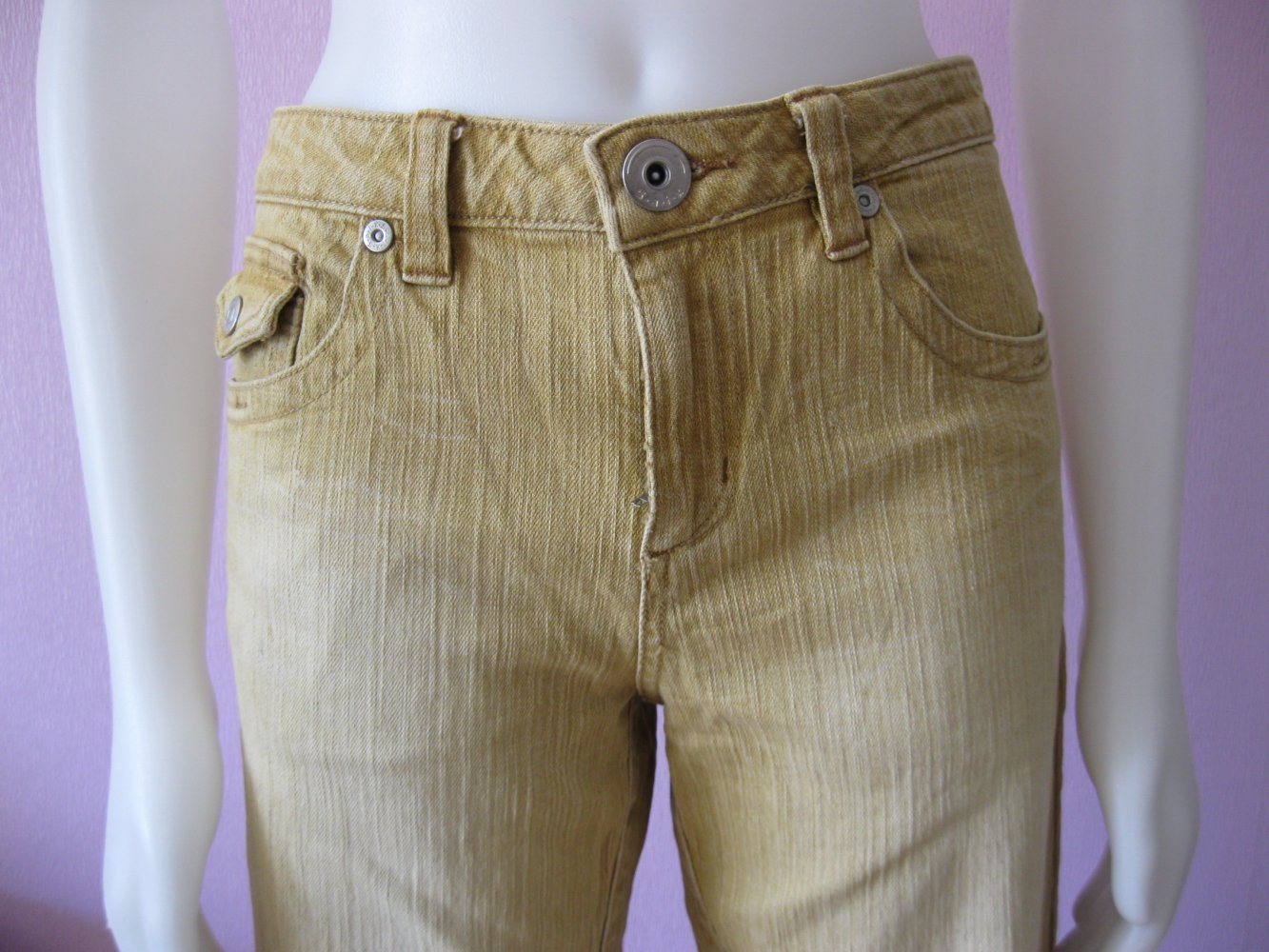 Schlaghose # Saix # Jeans # Vintage # Ocker # Denim # 36
