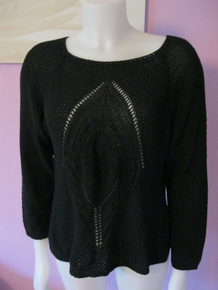 Strickpullover # Made in Italy # Schwarz # M