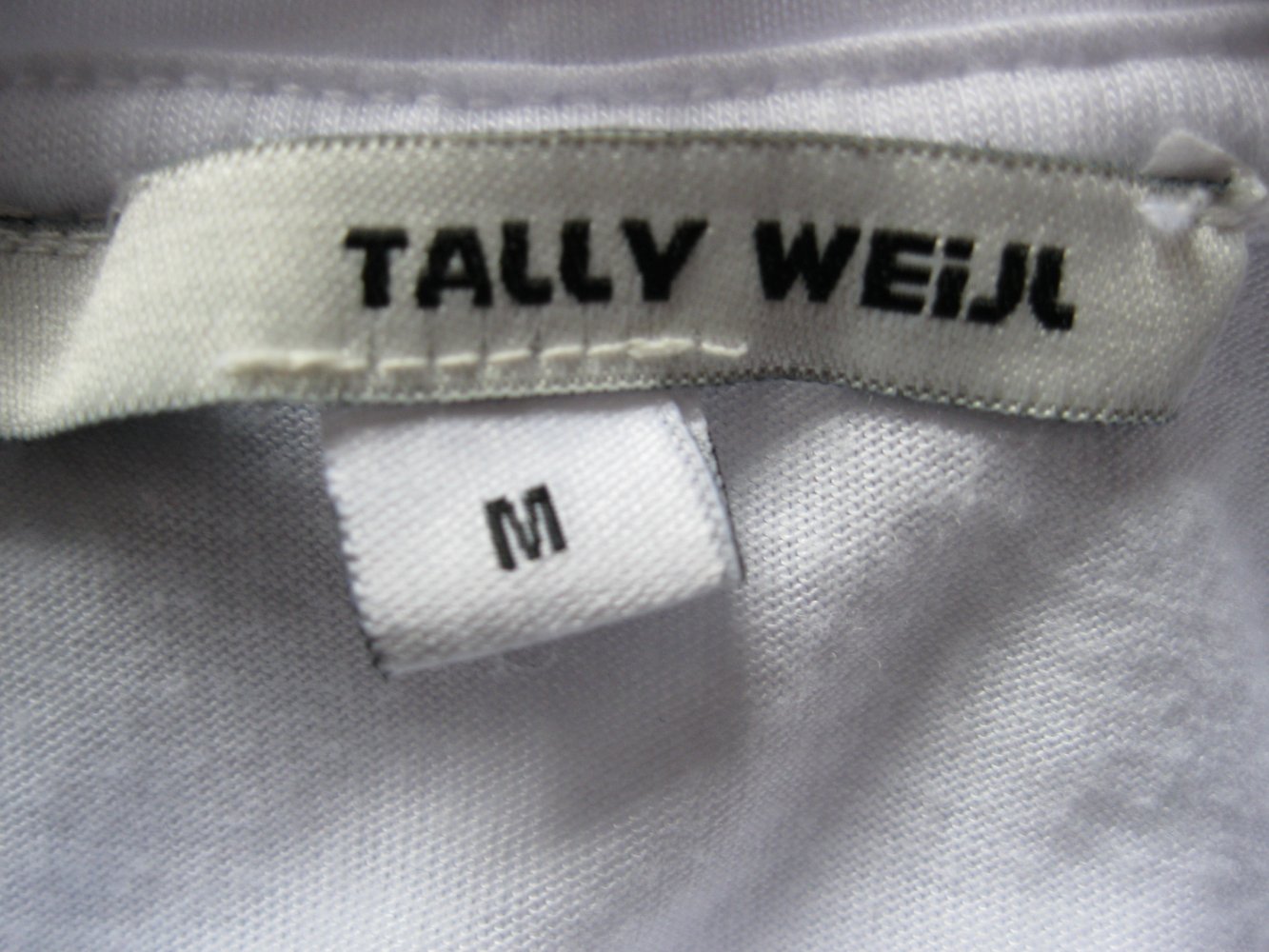 T-Shirt # Tally Weijl # 100% Viscose # weiß # M