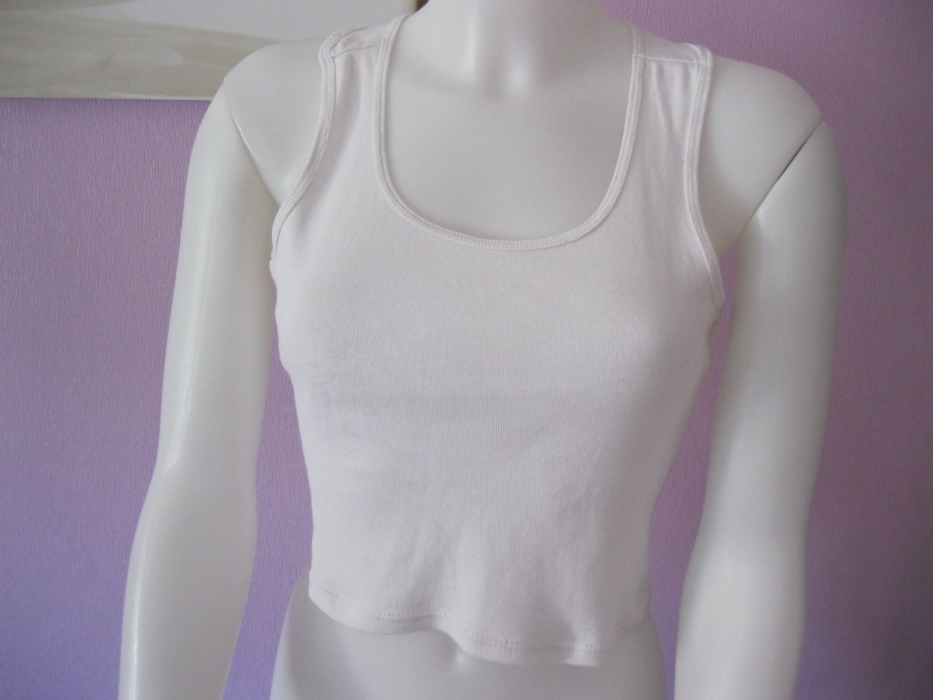 Tank-Top #  Prödyna # Bauchfrei # weiß # S