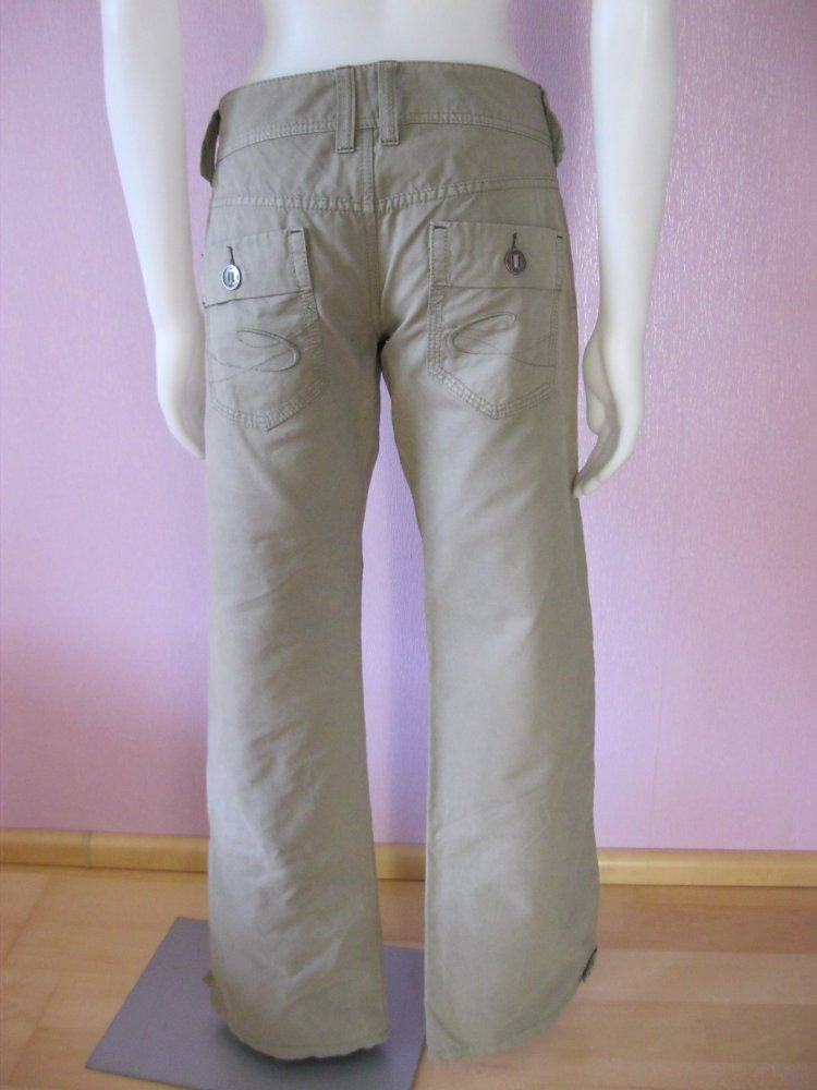 NEU edc by Esprit Schlaghose Khaki Baumwolle 38