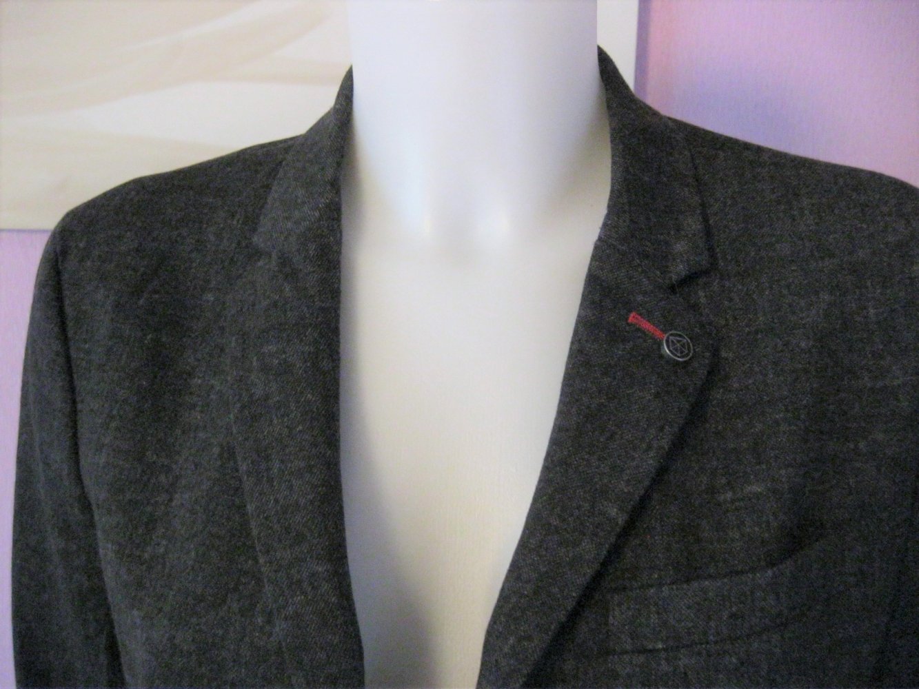 NEU # Blazer # Herren # Jack and Jones # Dunkelgrau meliert # Slim # 46