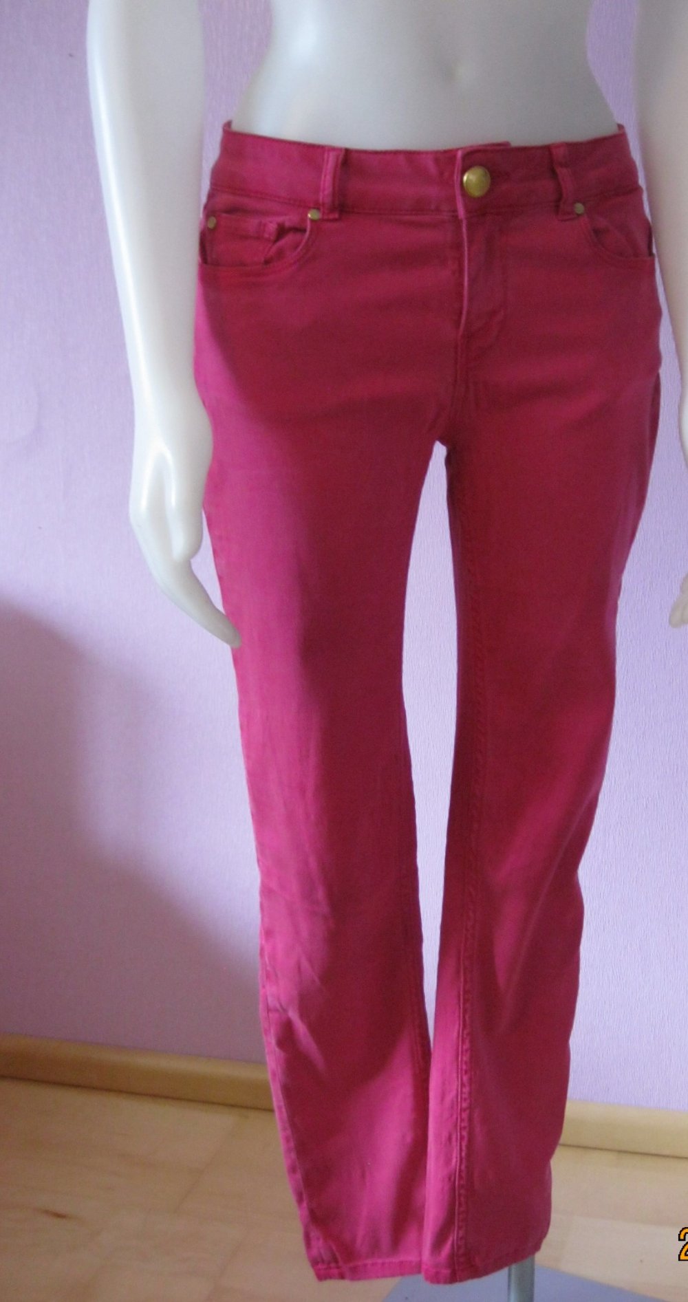 Hallhuber # Röhrenjeans # pink # Gr. 38