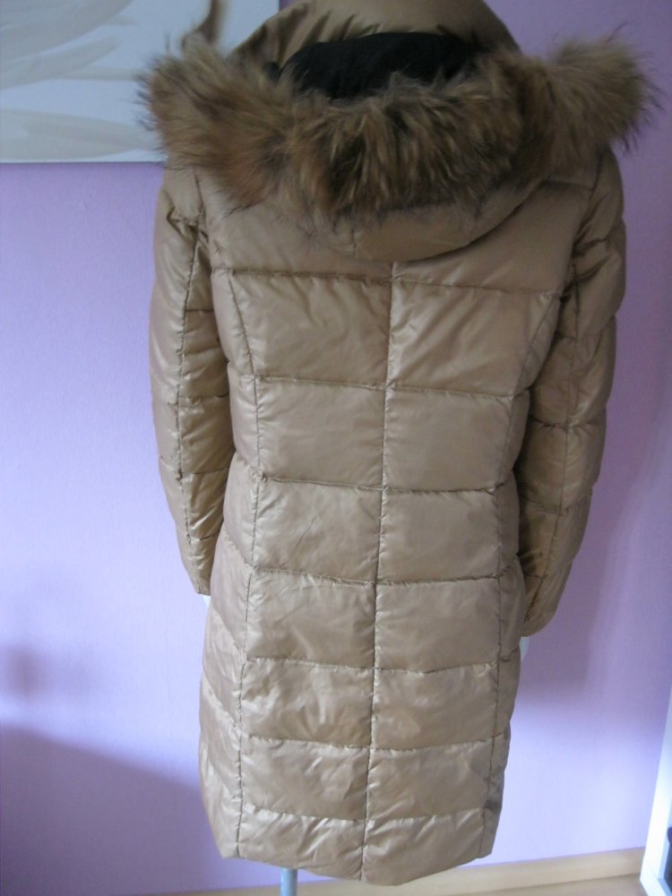 Château Beau-Cèdre Steppmantel Gänsedaunen Bronzefarben Wintermantel 42 (I) / 36(D)