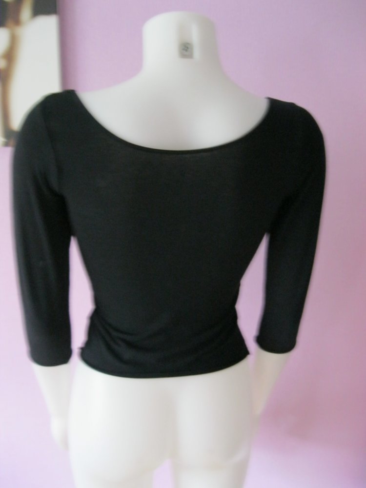 Shirt # 3/4-Ärmel # TCM # Schwarz # S