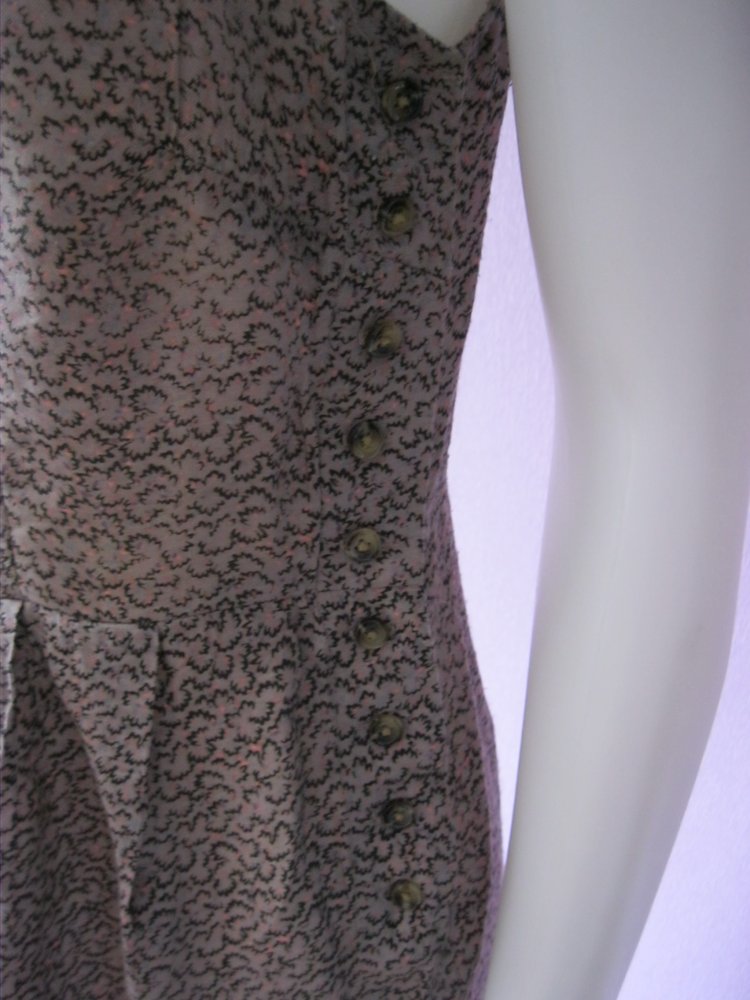 Trägerkleid # Kimchi Blue # Sommerkleid # Khaki # gemustert # 36/38