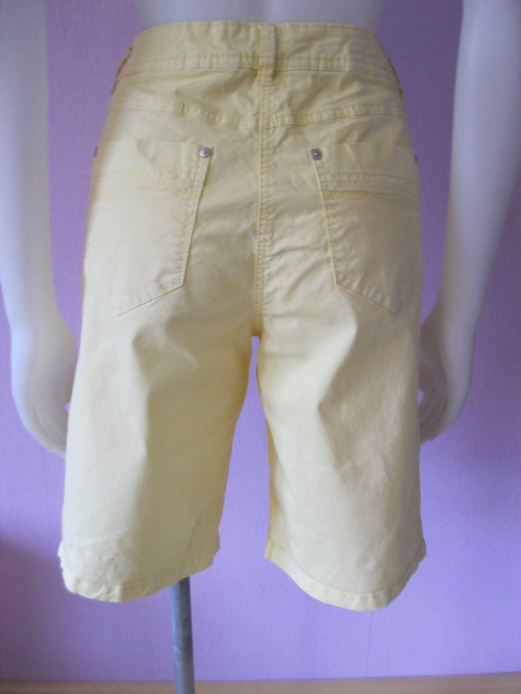 Shorts # Darling Harbour # Baumwolle # Gelb # 38