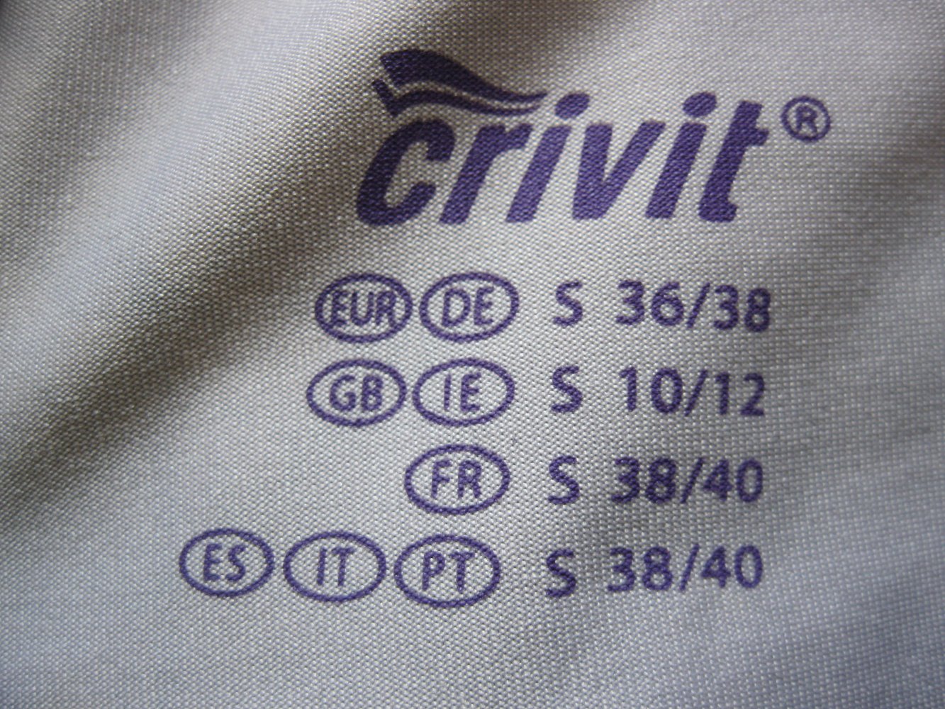 Leggins # Capri Pant # Aerobic Hose # Crivit # Schwarz / Bunt # 36/38