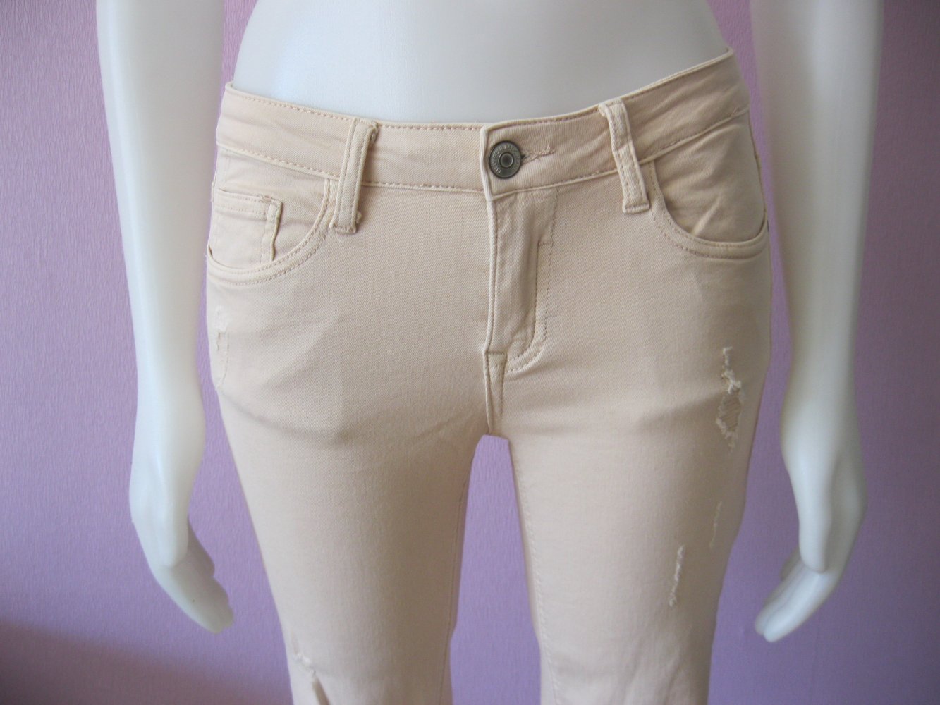 Skinny Jeans # Tally Weijl # Ripped Jeans# Rose # 36