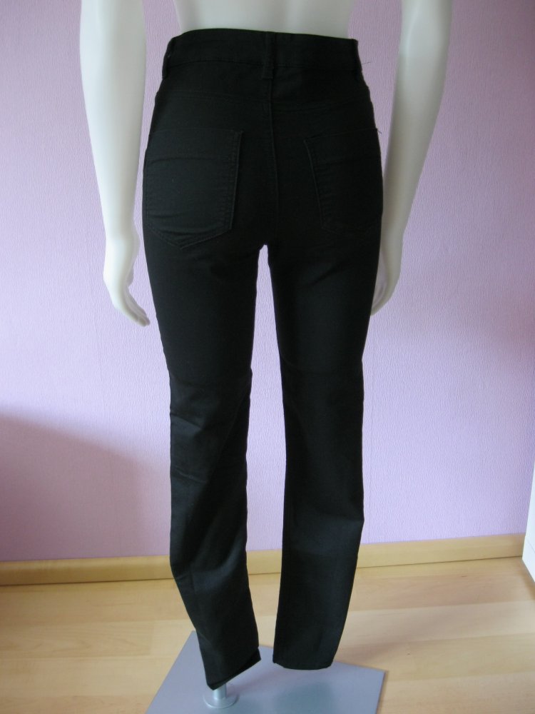 Skinny Jeans #  Divided # H&M # ripped # Schwarz # 34