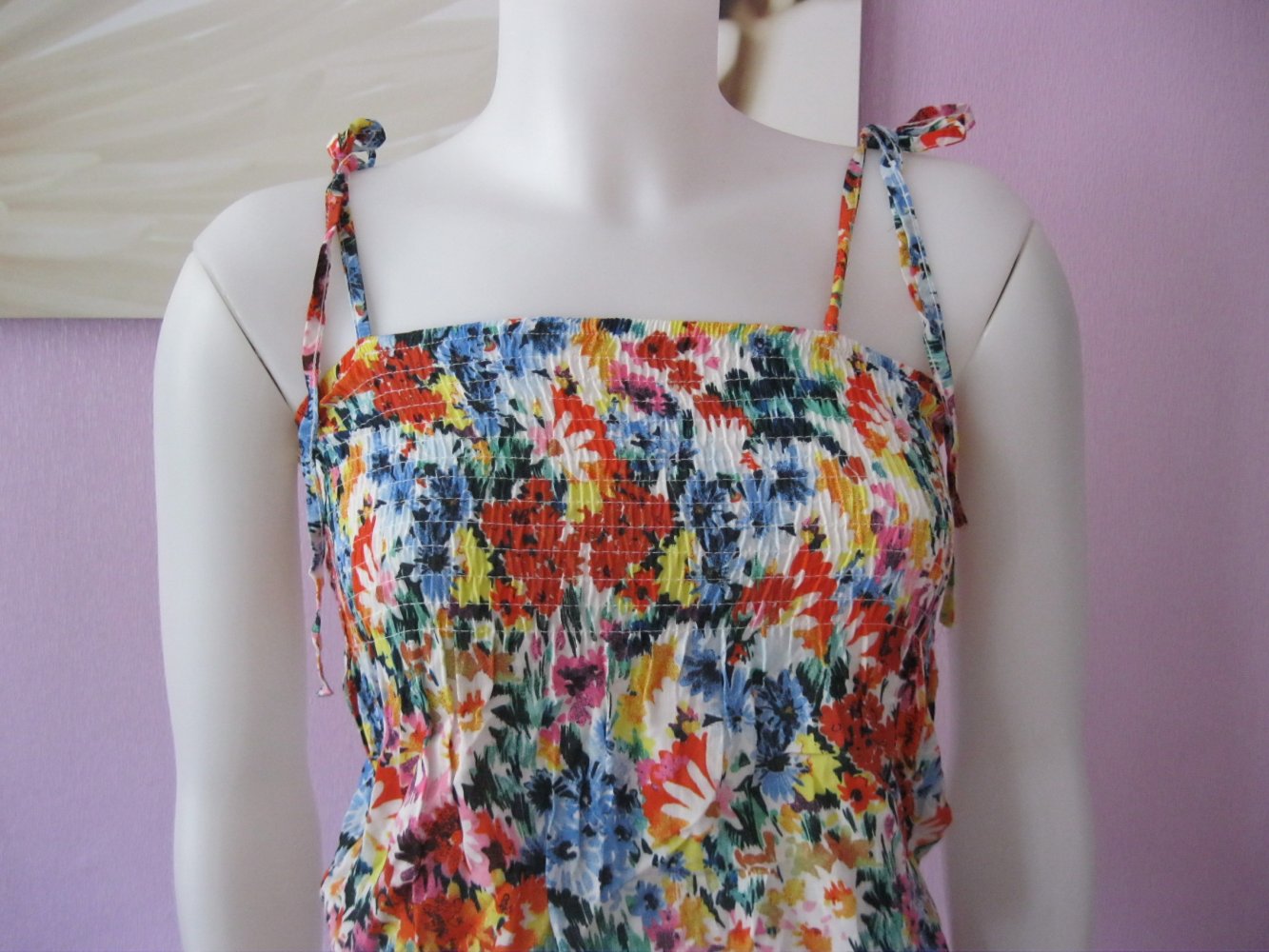 Jumpsuit # Overalll # Lucky T# V100% Baumwolle # Blumen # bunt # 12/13 (L)