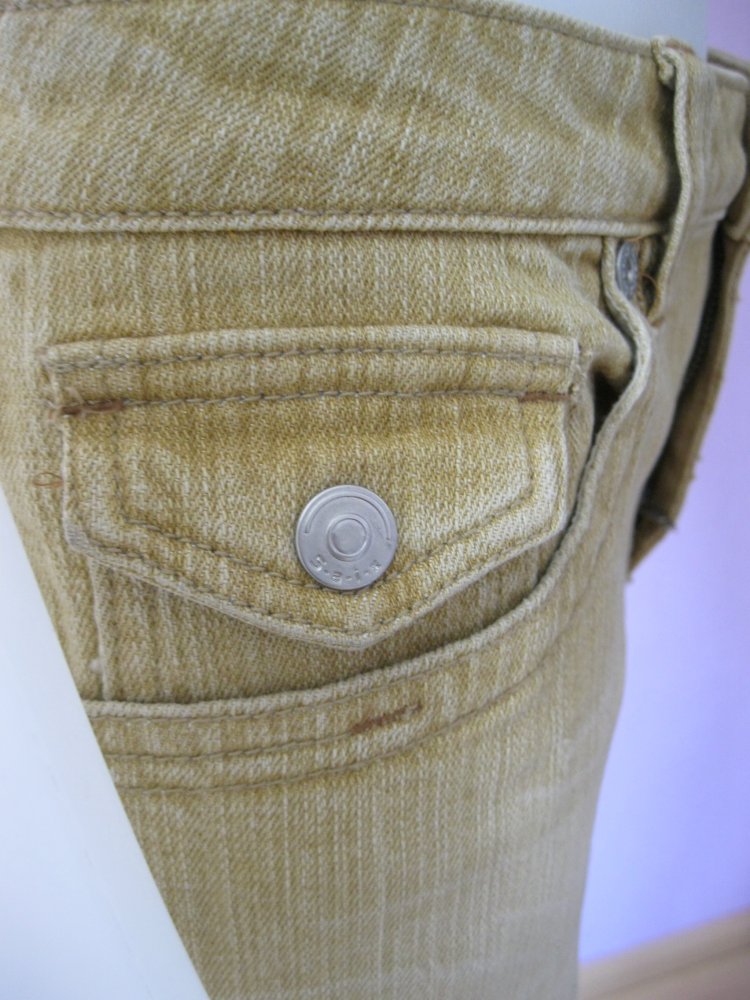 Schlaghose # Saix # Jeans # Vintage # Ocker # Denim # 36