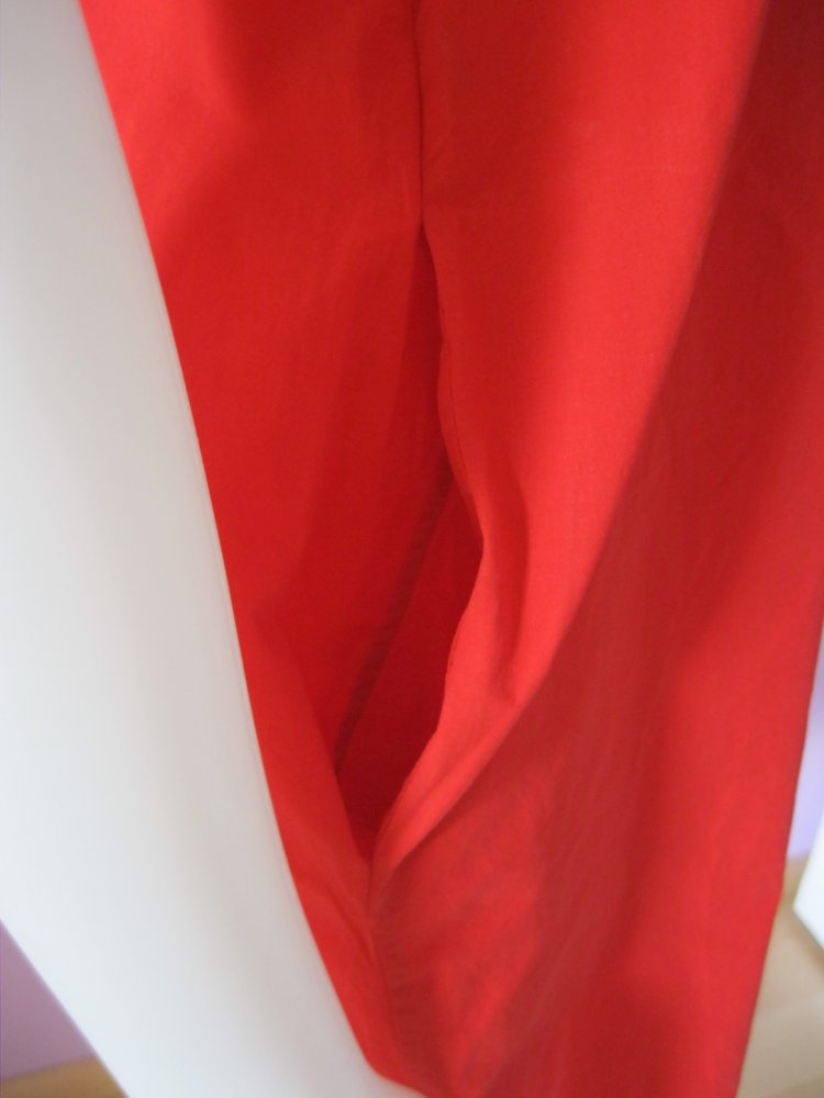 Hemd-Kleid # Trägerkleid # Cos # rot # ärmellos # 100% Baumwolle # 38