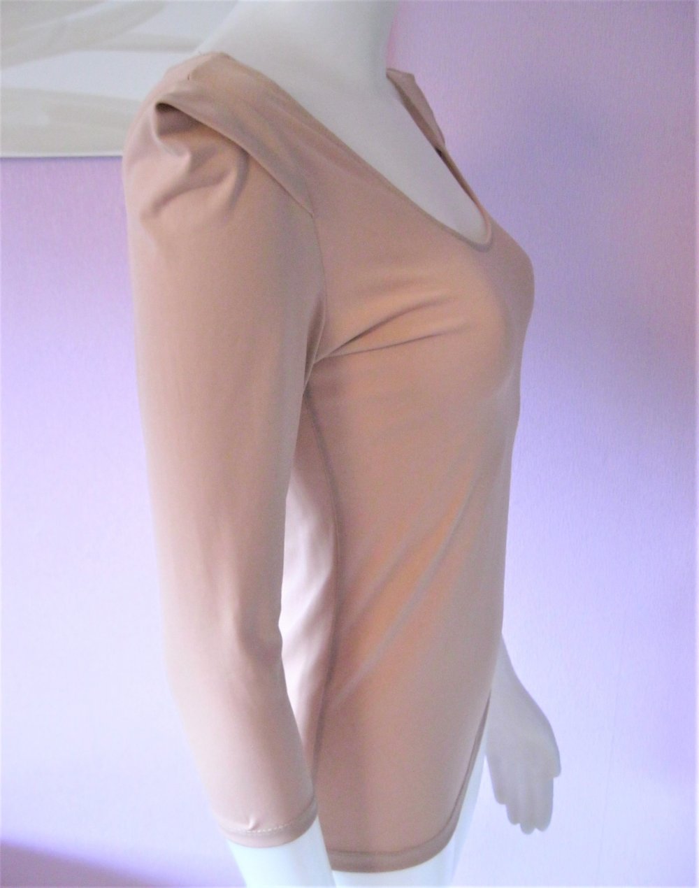 Langarmshirt # HeaHa # beige # 3/4-arm # XS