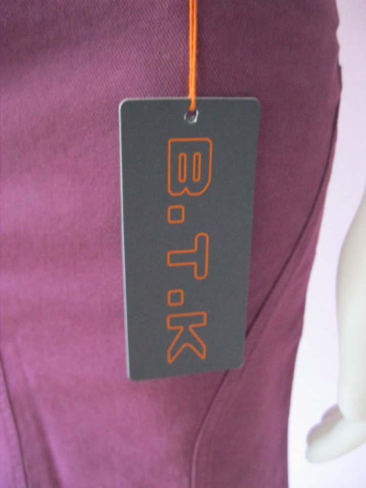 NEU # Jeansrock # B.T.K. # Baumwolle # Pailletten # Lila # 36