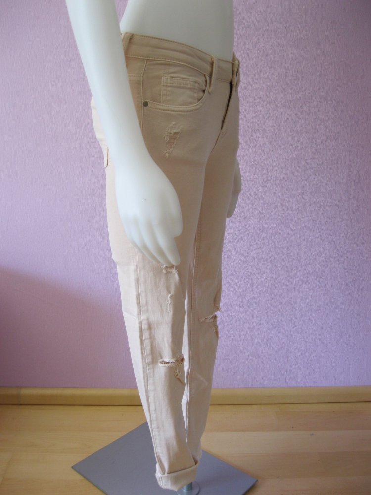 Skinny Jeans # Tally Weijl # Ripped Jeans# Rose # 36