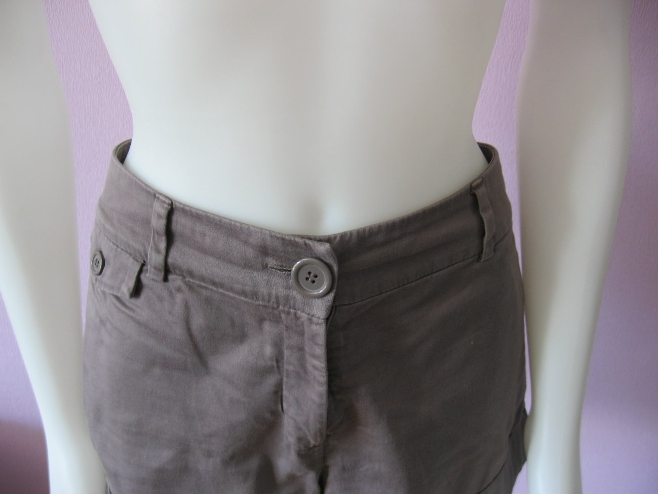 Shorts # H&M # Braun-Violett # 42