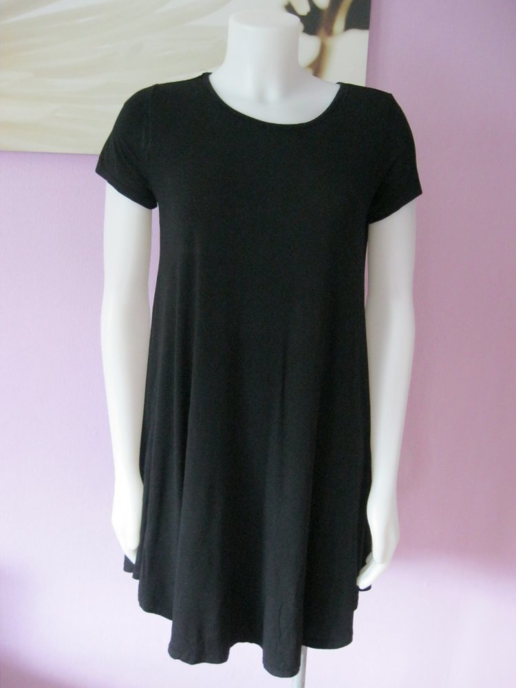Jersey-Kleid # Sunnow # kurzärmlig # Sommerkleid # Schwarz # M
