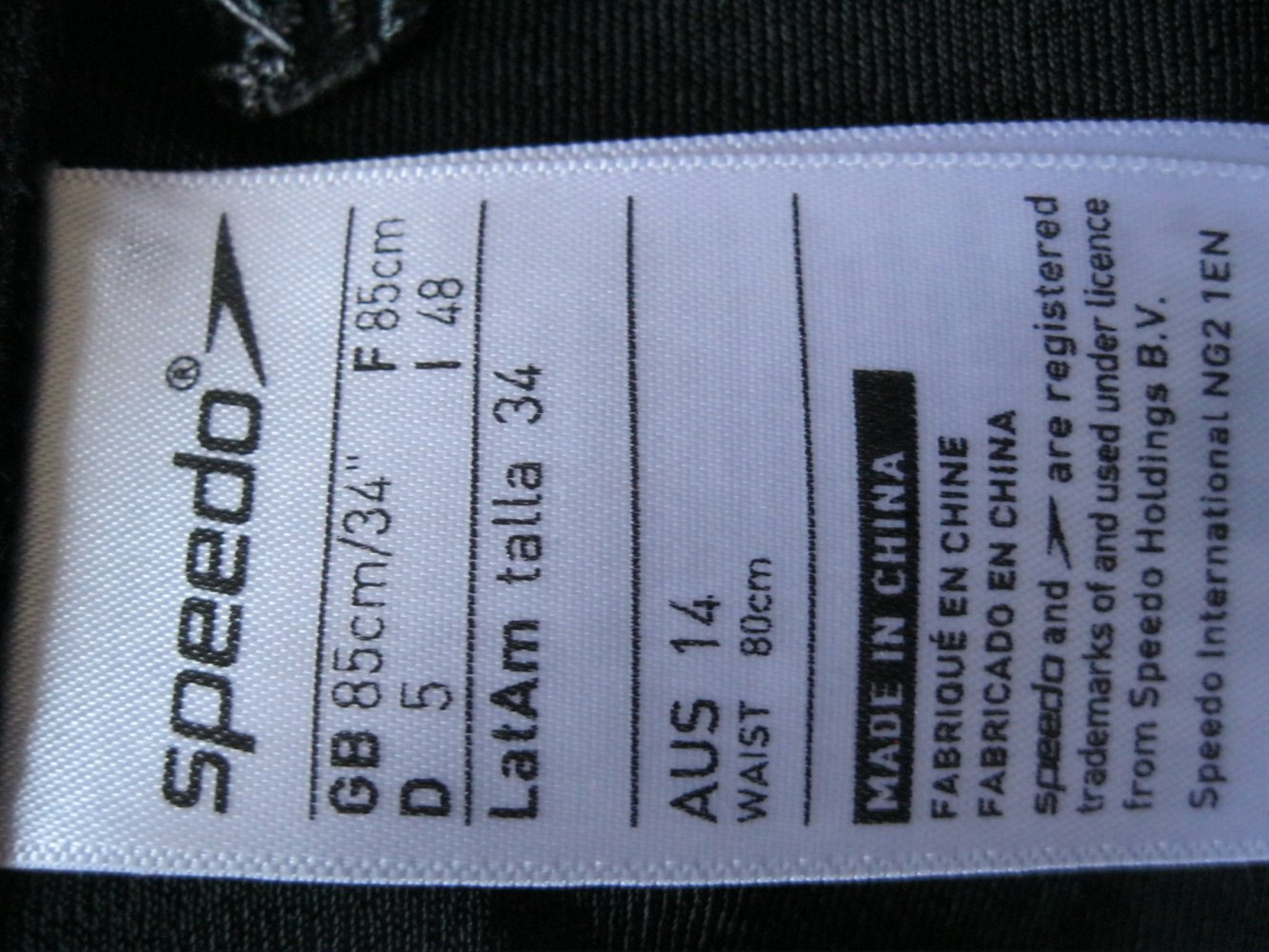 NEU # Badehose # Pants # Speedo # Endurance # Schwarz # 5