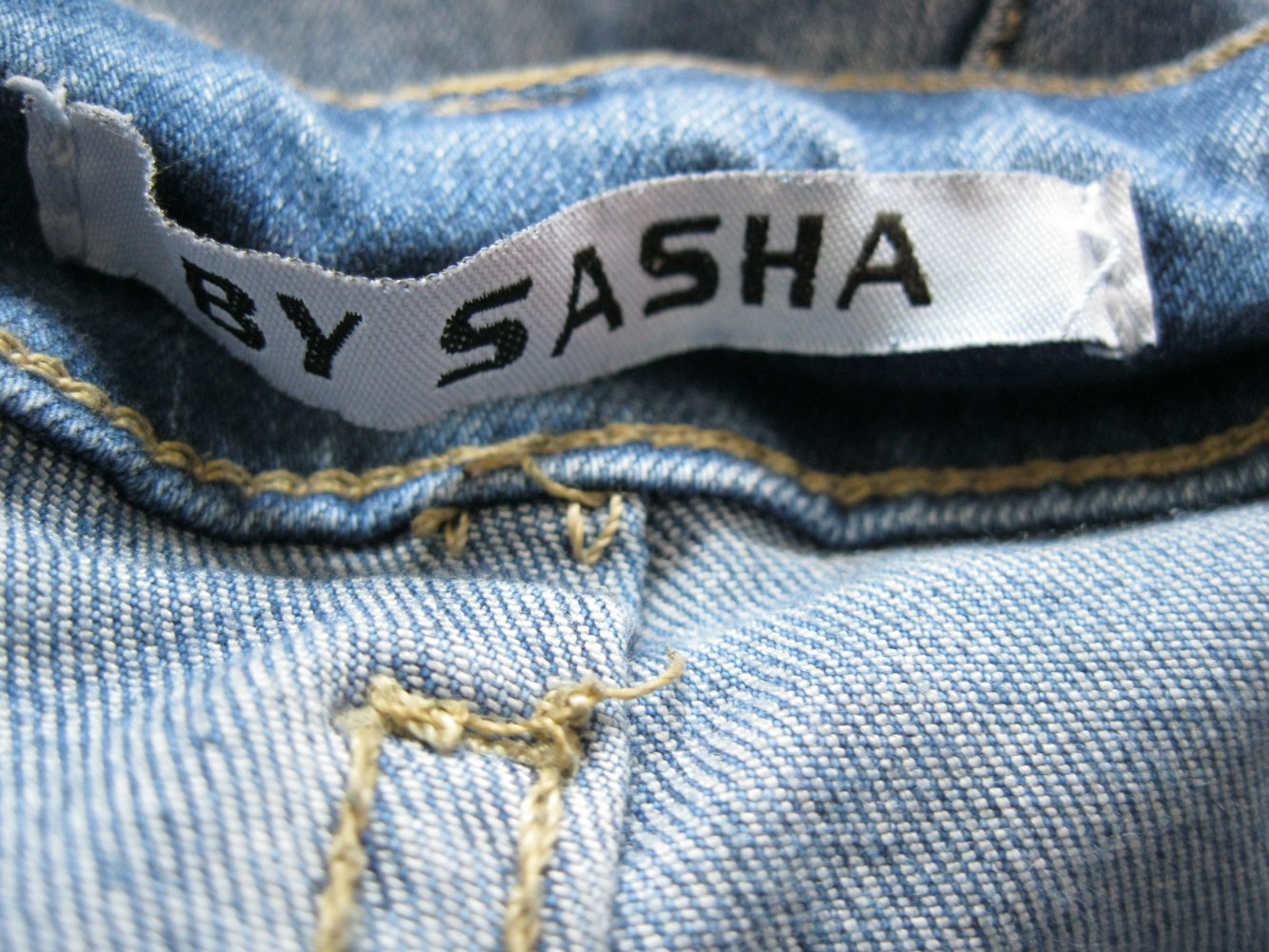 Skinny Jeans # Ripped # By Sasha # blau # Size M/38