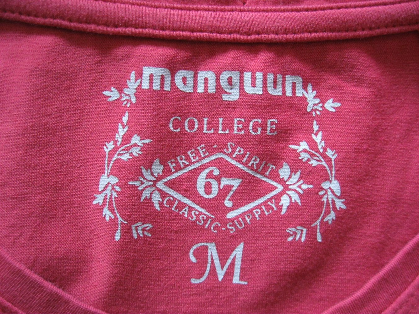 Langarm-Shirt # Manguun # Basic # Rot # M
