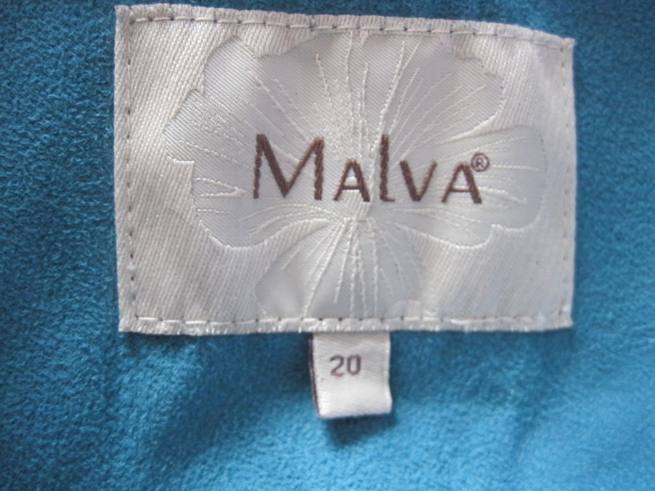 Velours-Jacke # Malva # Türkis # 20 / 40