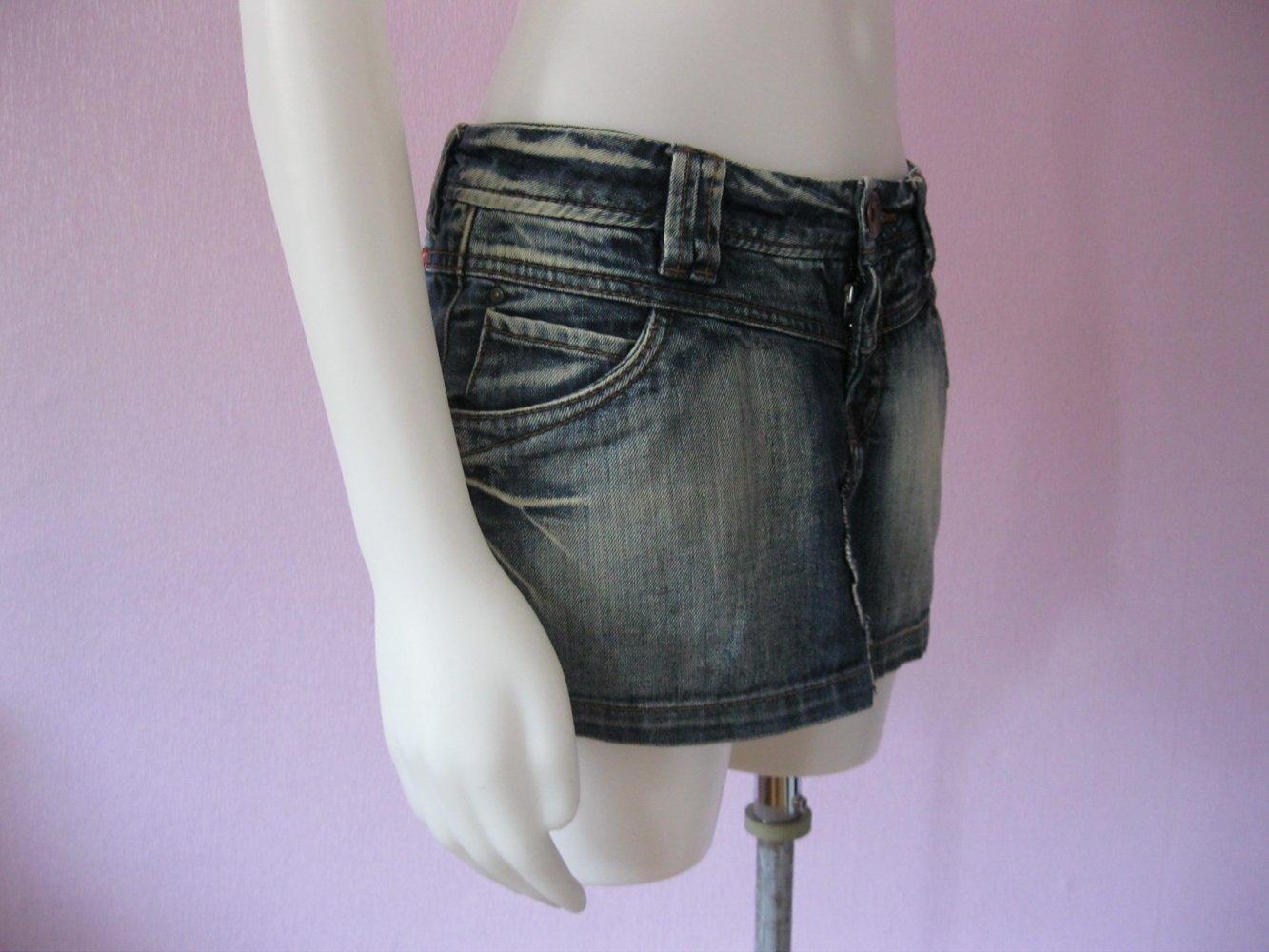 Minirock # Only Jeans # Jeans-Rock # Denim # Blau # 36