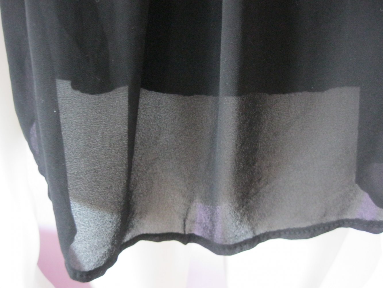 Bluse # Today # Volants # Blusen-Shirt # Ärmellos # Schwarz # M