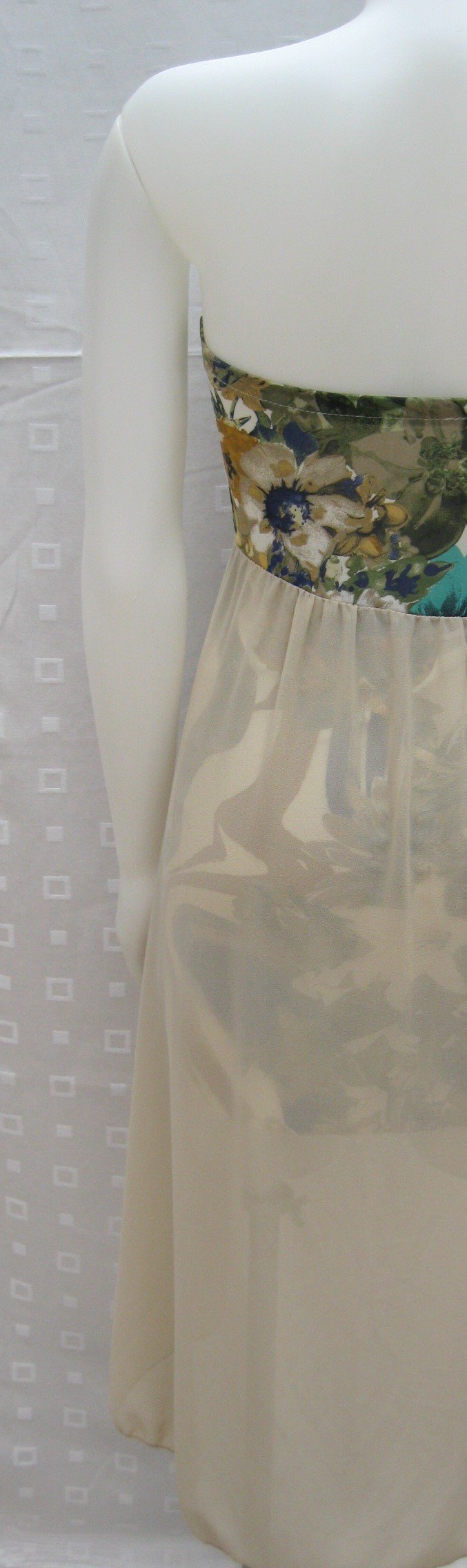 Sommerkleid # Mini # schulterfrei # Gr. S