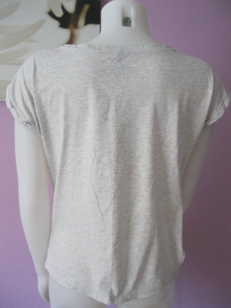 T-Shirt # One lve by Colloseum # Front-Print # Hellgrau meliert # L