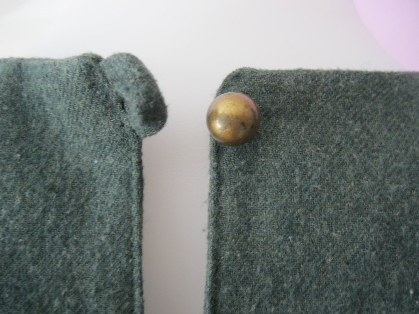 BAGIZA Kleid / Abaya langarm Dunkelgrün Baumwolle 40