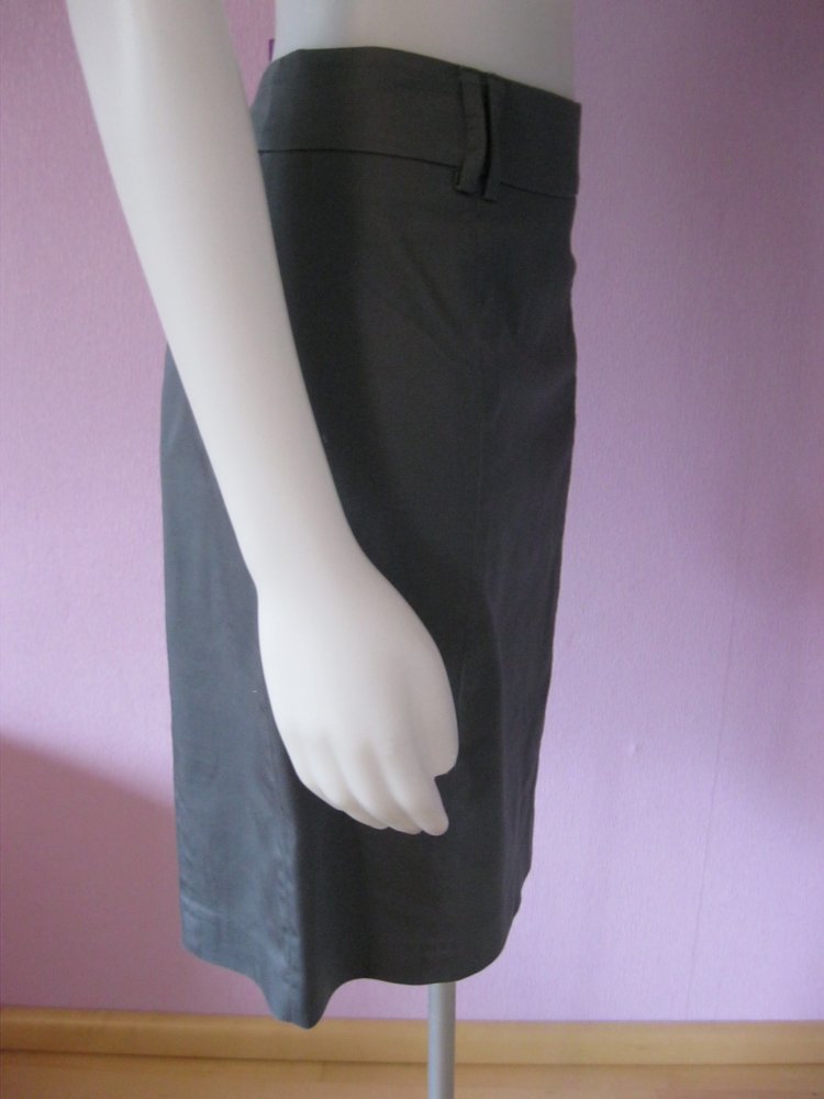 Businessrock # Bleistiftrock # Hallhuber # Knielang #Grau # 38