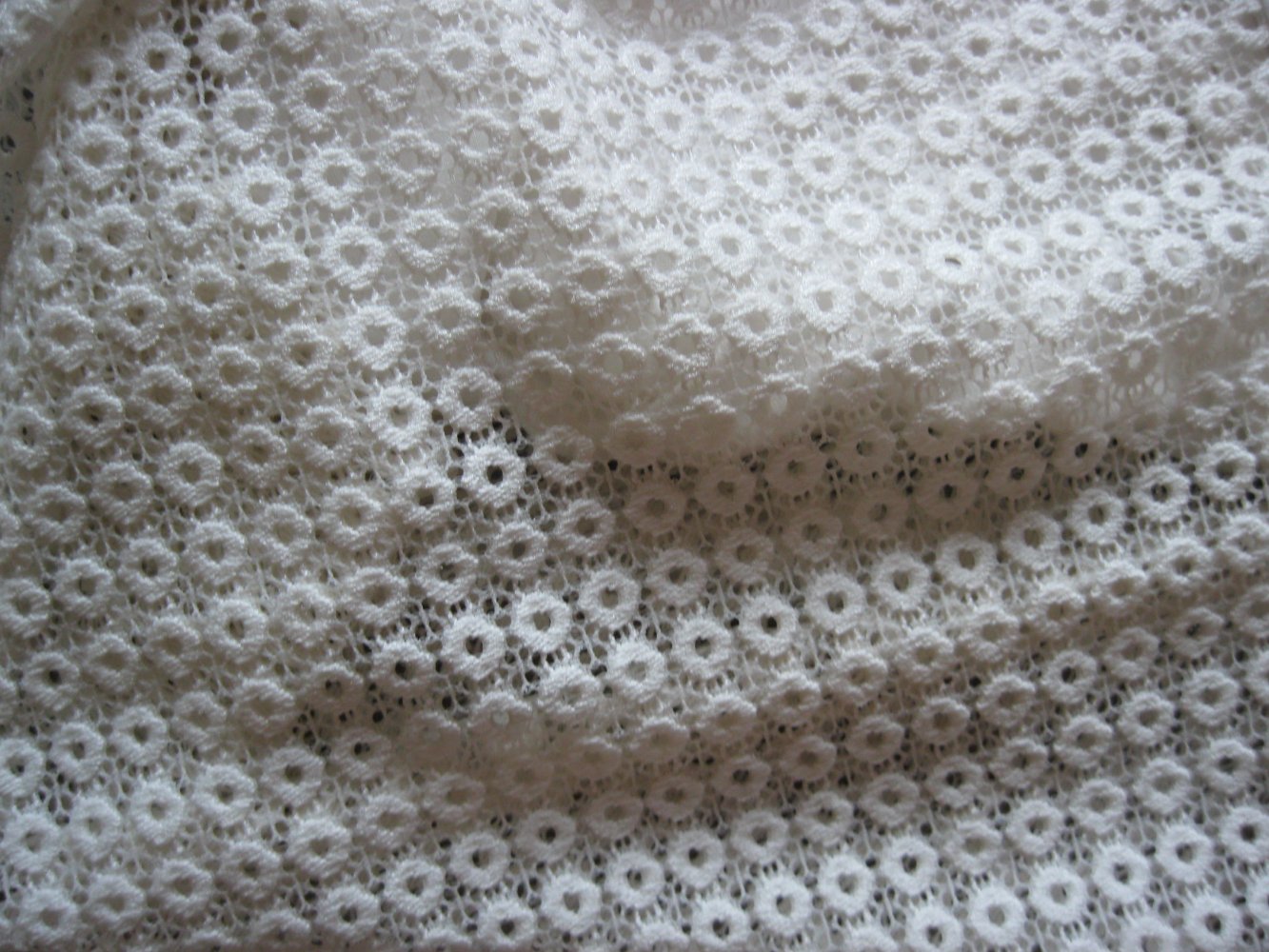 Long-Top # Spitze # creme # 40/L