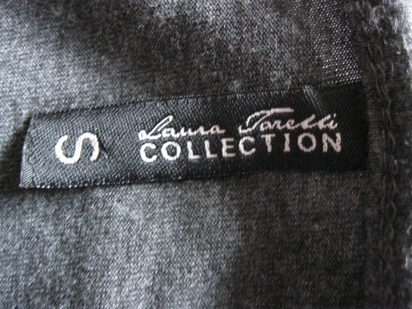 3/4-Arm Shirt # Laura Torelli # Herz # Stickerei # grau meliert # S