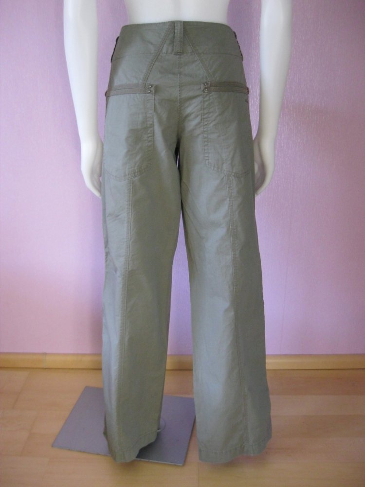 NEU s.Oliver Schlaghose Cargohose Khaki 100% Baumwolle 42
