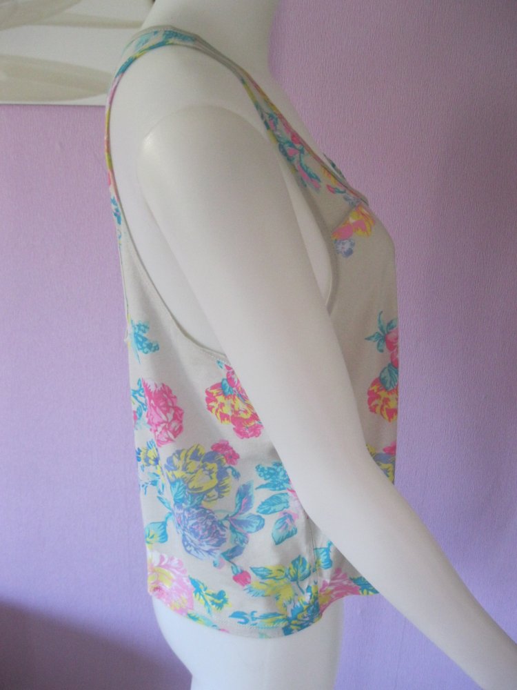 Tanktop # Tally Weijl # bunt/geblümt # M/ over-size