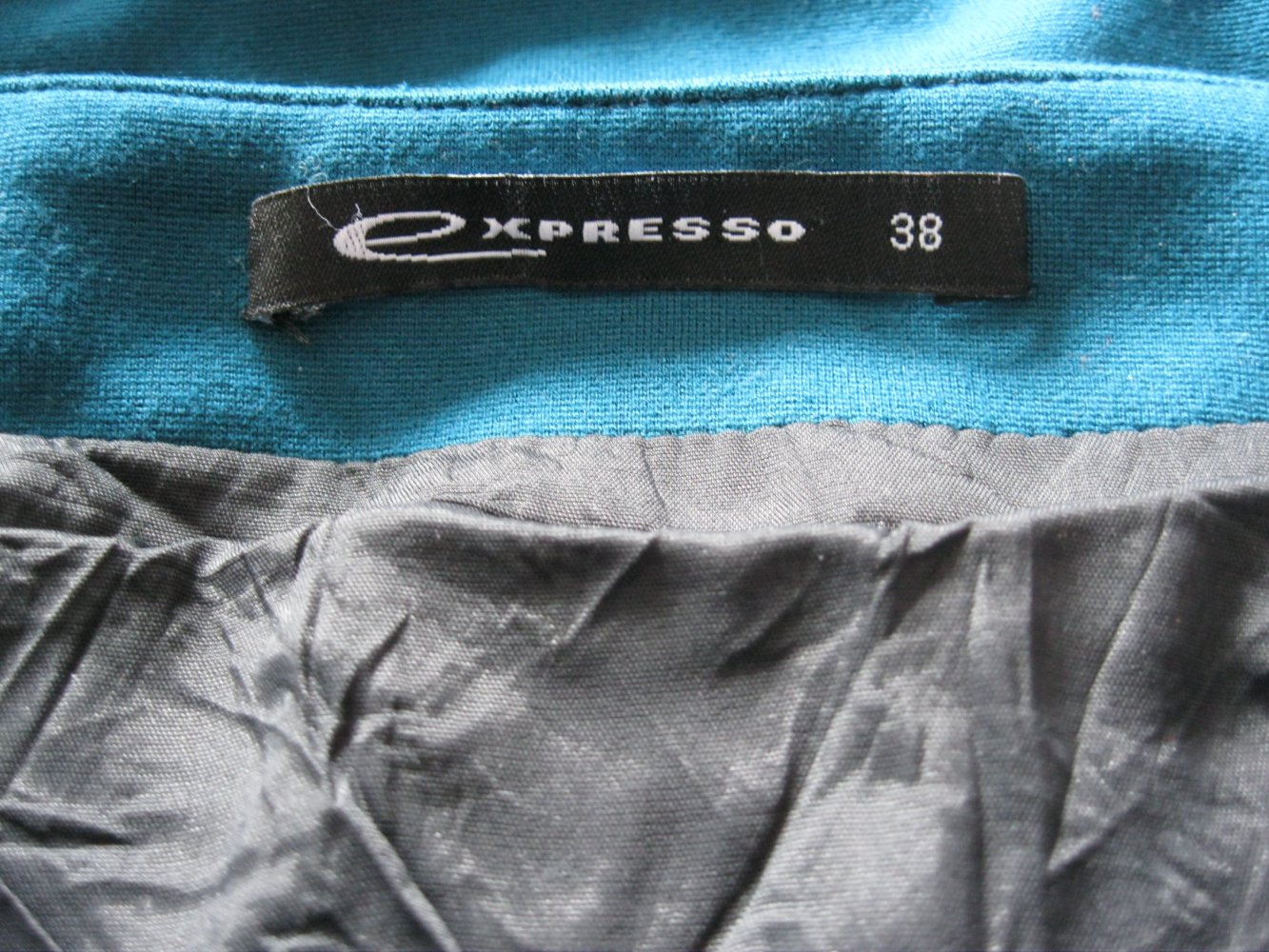 expresso Rock A-Line 123 Jansoale Viskose Smaragdgrün 38