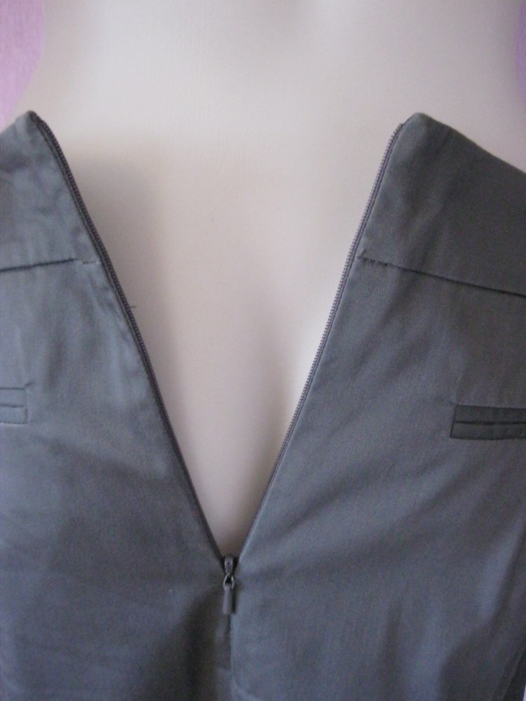 Businessrock # Bleistiftrock # Hallhuber # Knielang #Grau # 38