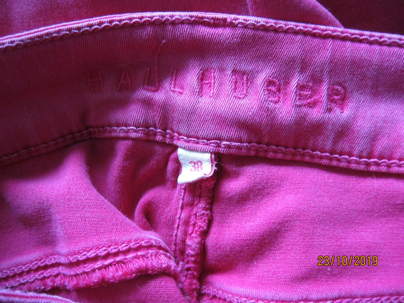Hallhuber # Röhrenjeans # pink # Gr. 38