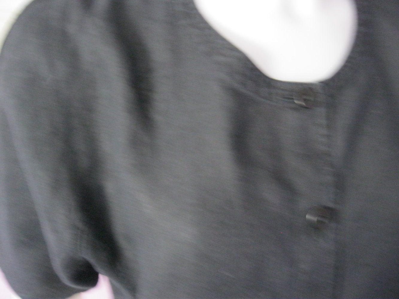 Bogner Bluse kurzärmlig 100% Leinen Schwarz 38