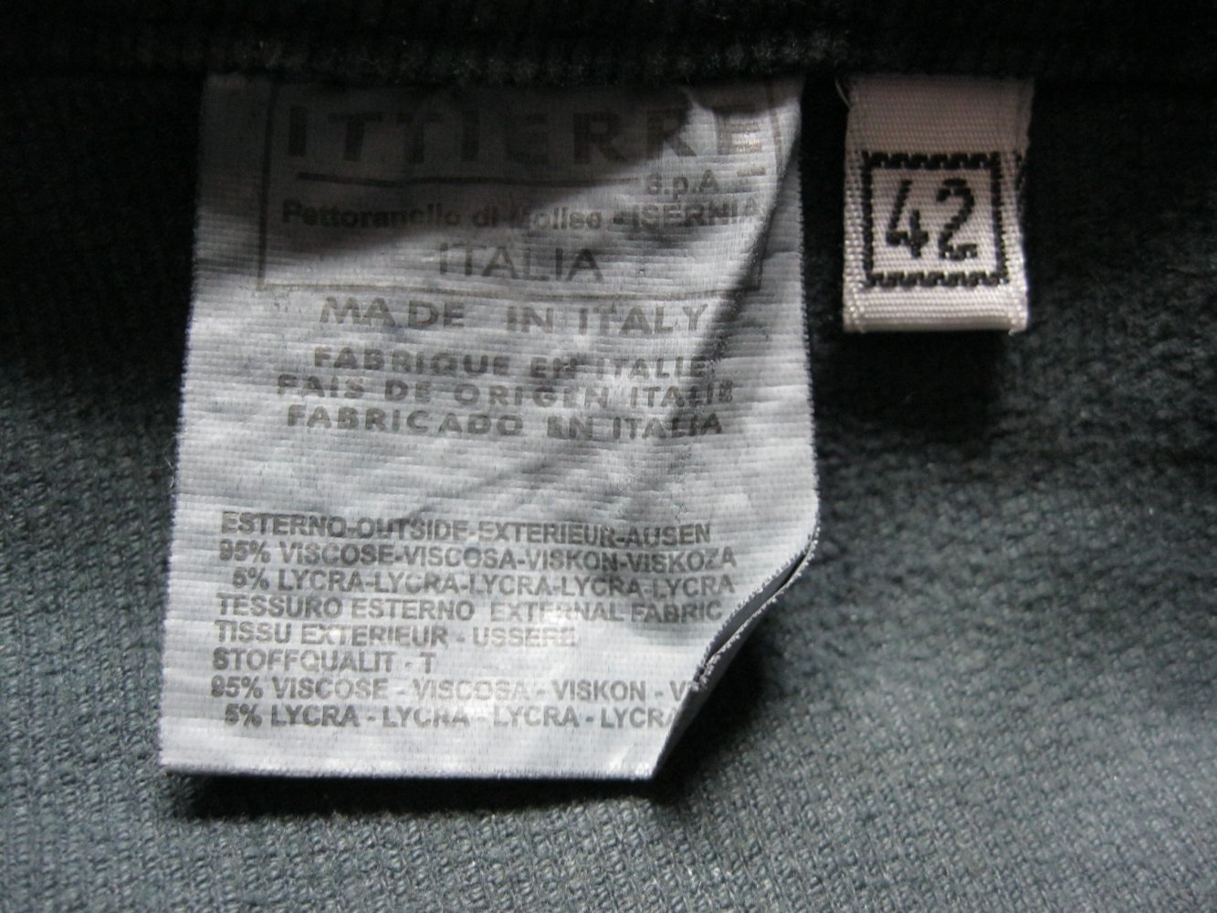 7/8-Hose # John Galliano # Feincord # Petrol # 42 (40) fällt etwas kleiner aus